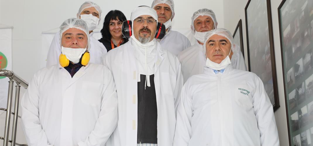 İl Müdürümüzden Kanatlı Kesimhanesine İnceleme Ziyareti