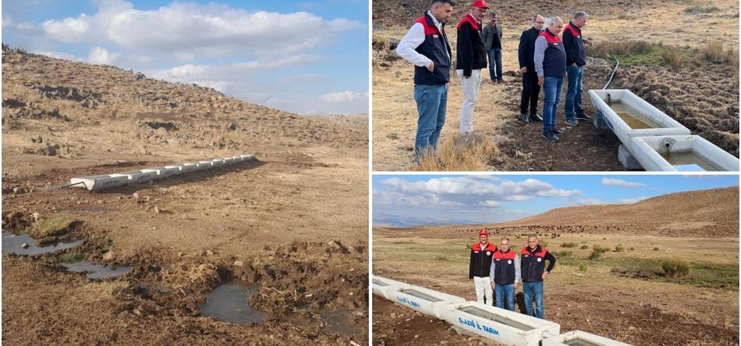 Karakoçan’da Mera Islah Projesi Kapsamında 30 Beton Sıvat Tamamlandı
