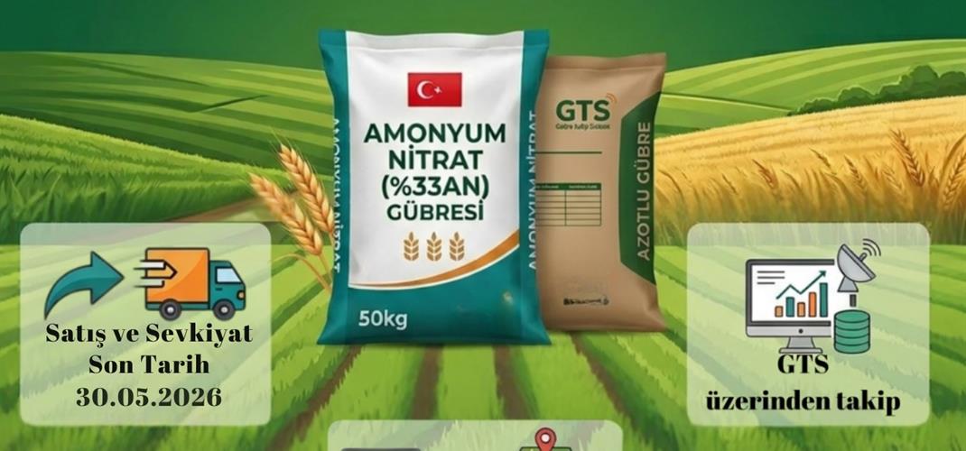 Amonyum Nitrat (%33 AN) Gübresi Yeniden Satışta